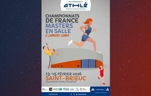 Championnats de France Masters en salle – 13-15/02/26