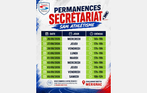 Permanences de rentrée