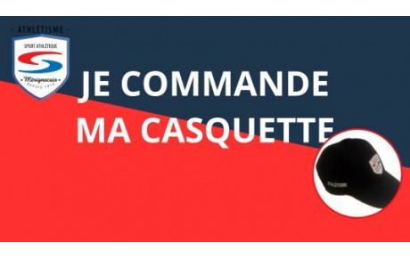 Je commande ma casquette
